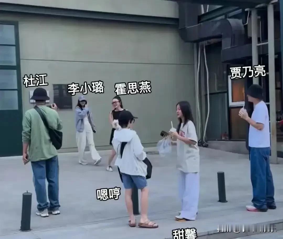 李小璐贾乃亮自从离婚后罕见同框，这次与霍思燕一家一同出游，看起来大人和孩子们都玩