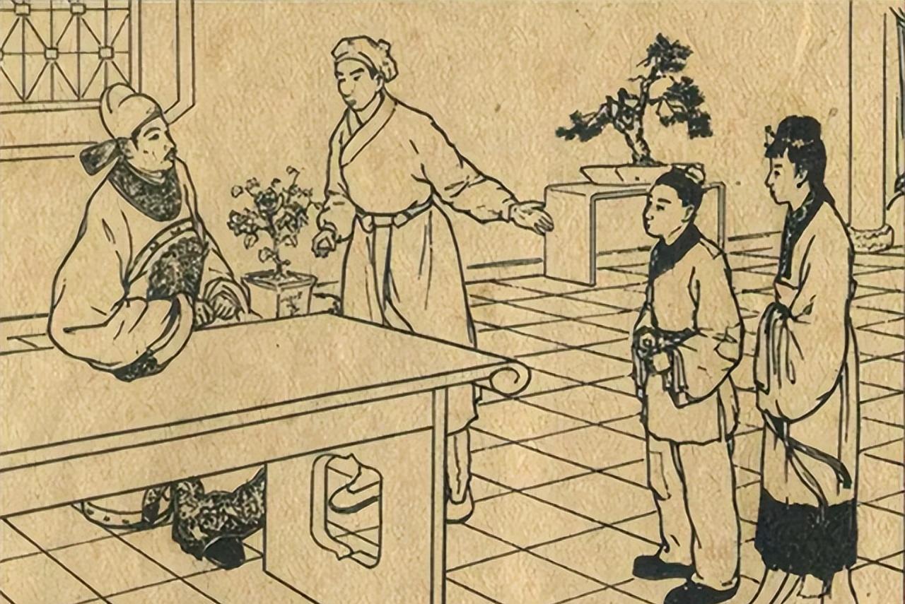 永乐年间，80岁太守娶了个小妾，生下一子，太守不久后死去，只留一画卷和一小破屋给