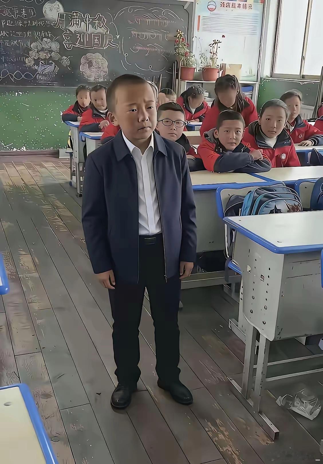 就这气质，校长见了都得递支烟吧