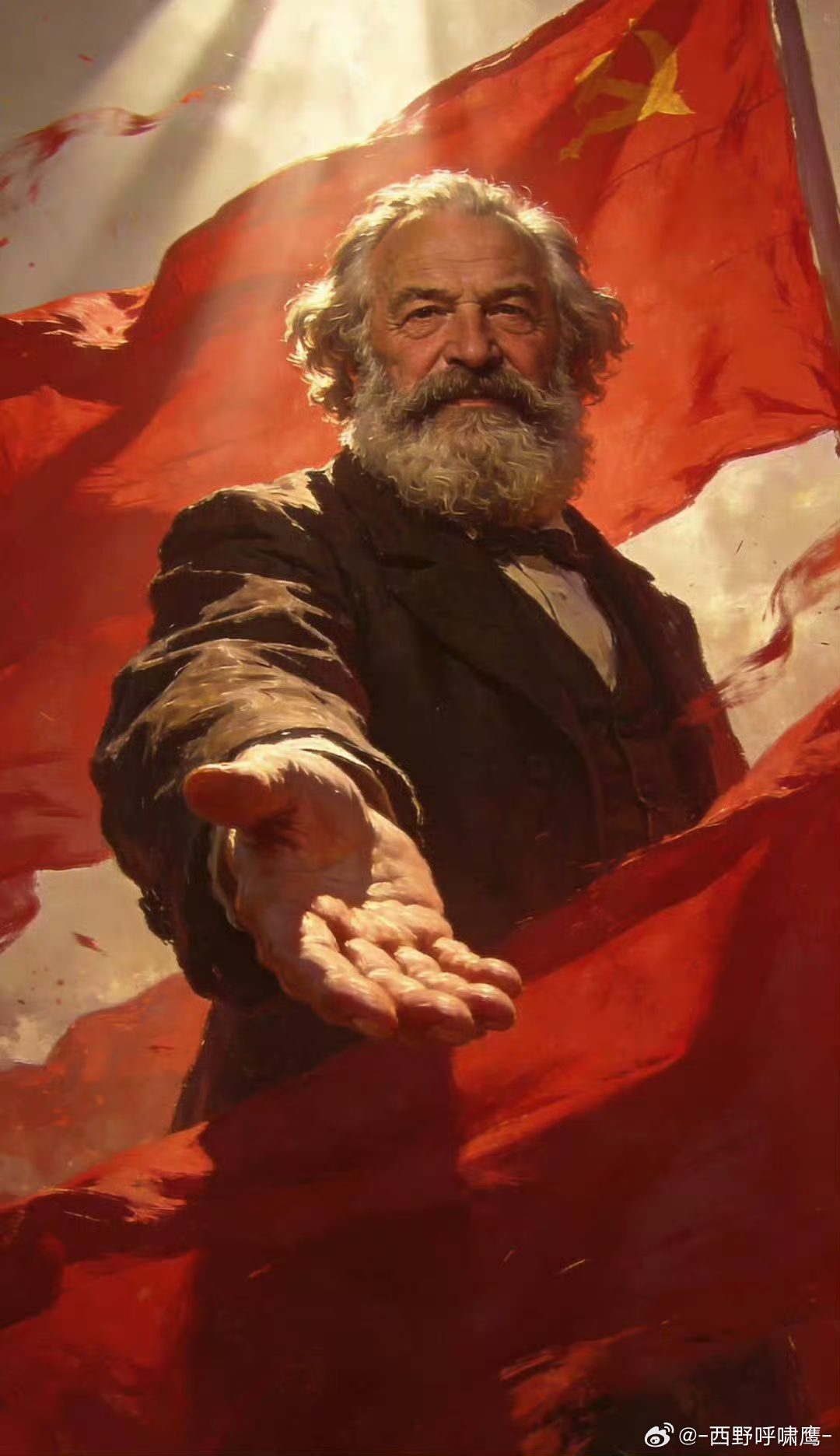 马克思的一生都在追寻真理，一步一步，他把有关人类命运的真理都在自己身上聚集和升华