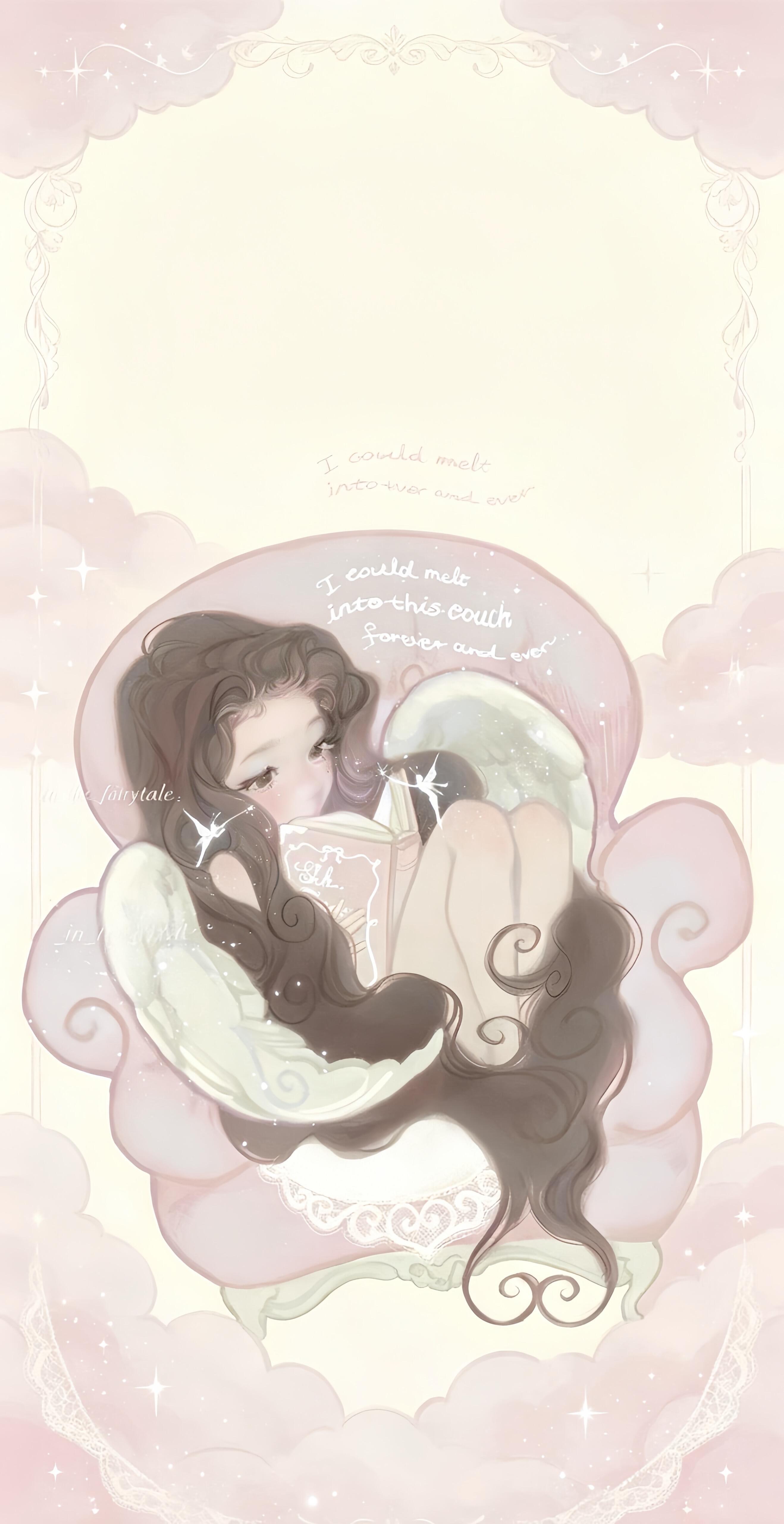 动漫少女壁纸｜悲傷蕩然無存，我們明天見♡