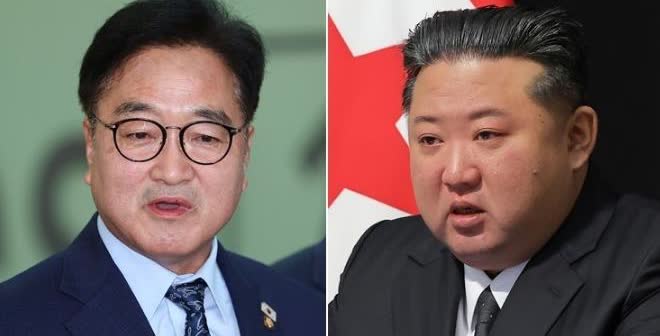 韩国二号人物与金正恩在天安门城楼“相遇”，金正恩只说了一个词！ 韩国这一