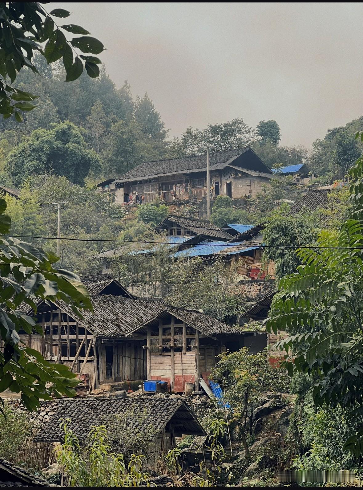 有人讲，他家为什么会住在山卡卡里，是因为他爷爷当时觉得，住在这里离山比较近，砍柴
