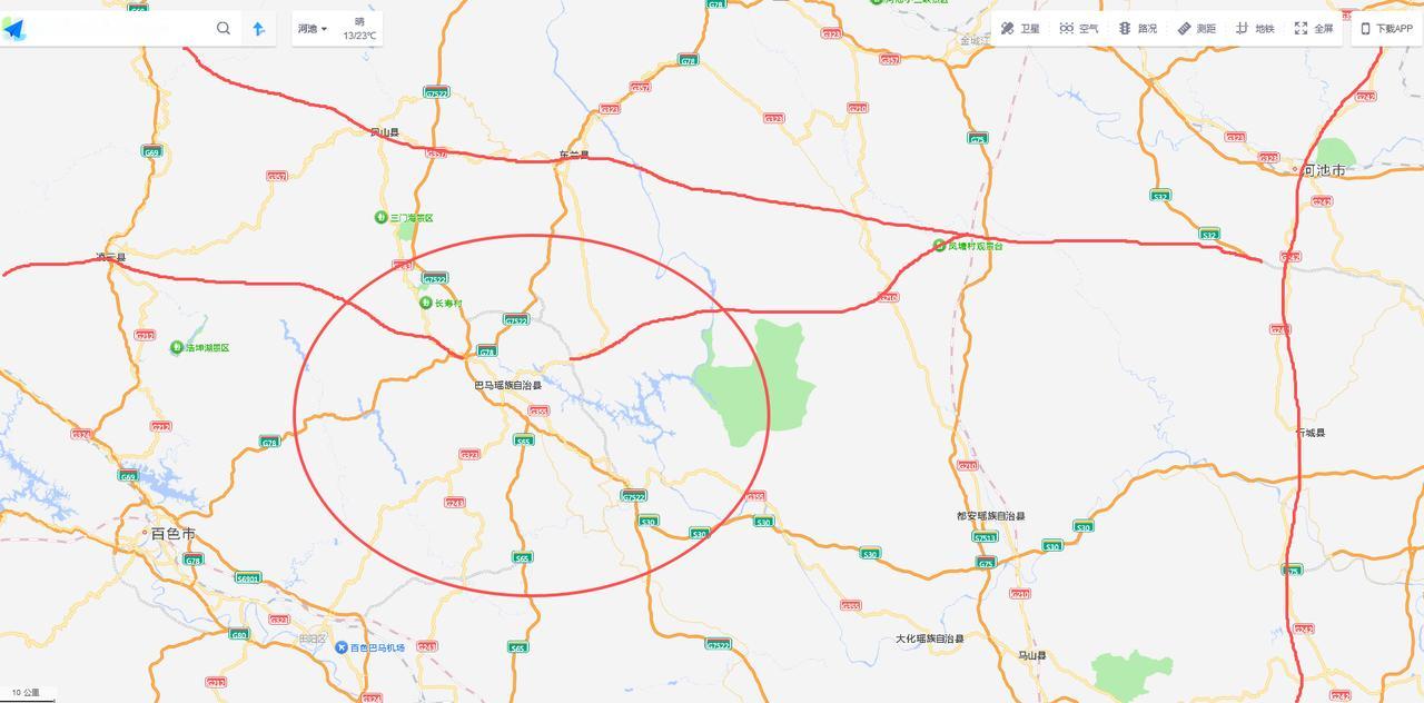 巴马，一个人口29.82万人口，GDP88.88亿未来却拥有10个方向高速公路