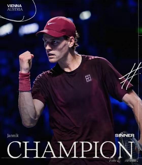 ATP500维也纳站男单决赛，辛纳对阵兹维列夫，在3-6先失一盘后，第二盘以6-