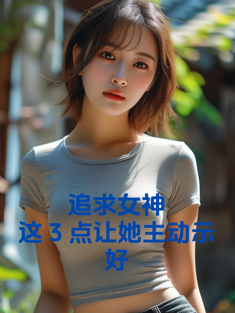 追求女神，这3点让她主动示好