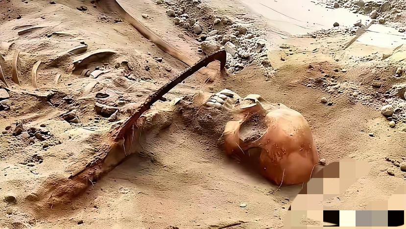 河南舞钢，一台挖掘机挖出了1068具遗骸。司机一铲子下去，看到不对劲，当场关了发