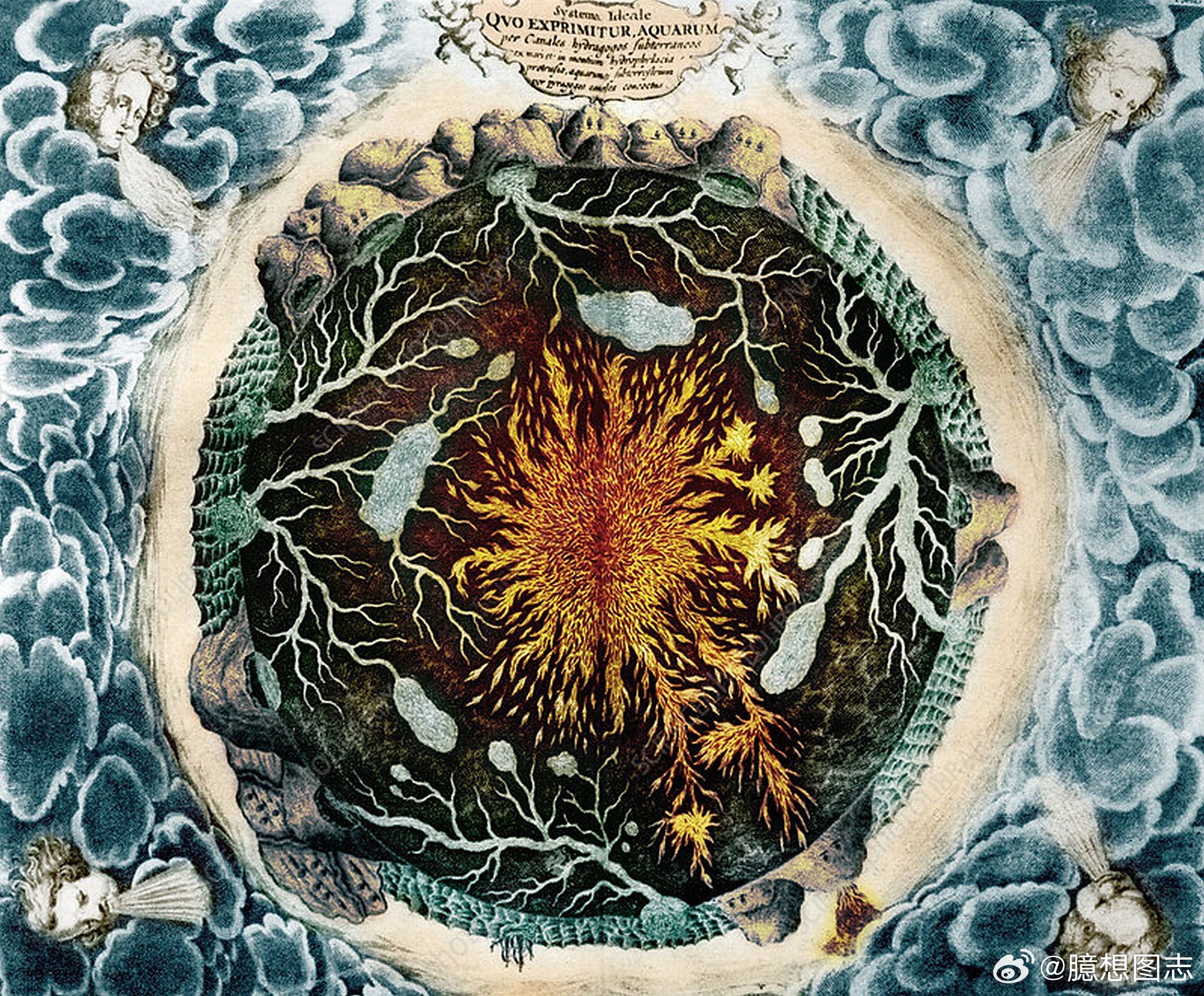 地球曾被视为一个内部还有另一个世界的星球。十七世纪，天文学家埃德蒙·哈雷提出，地