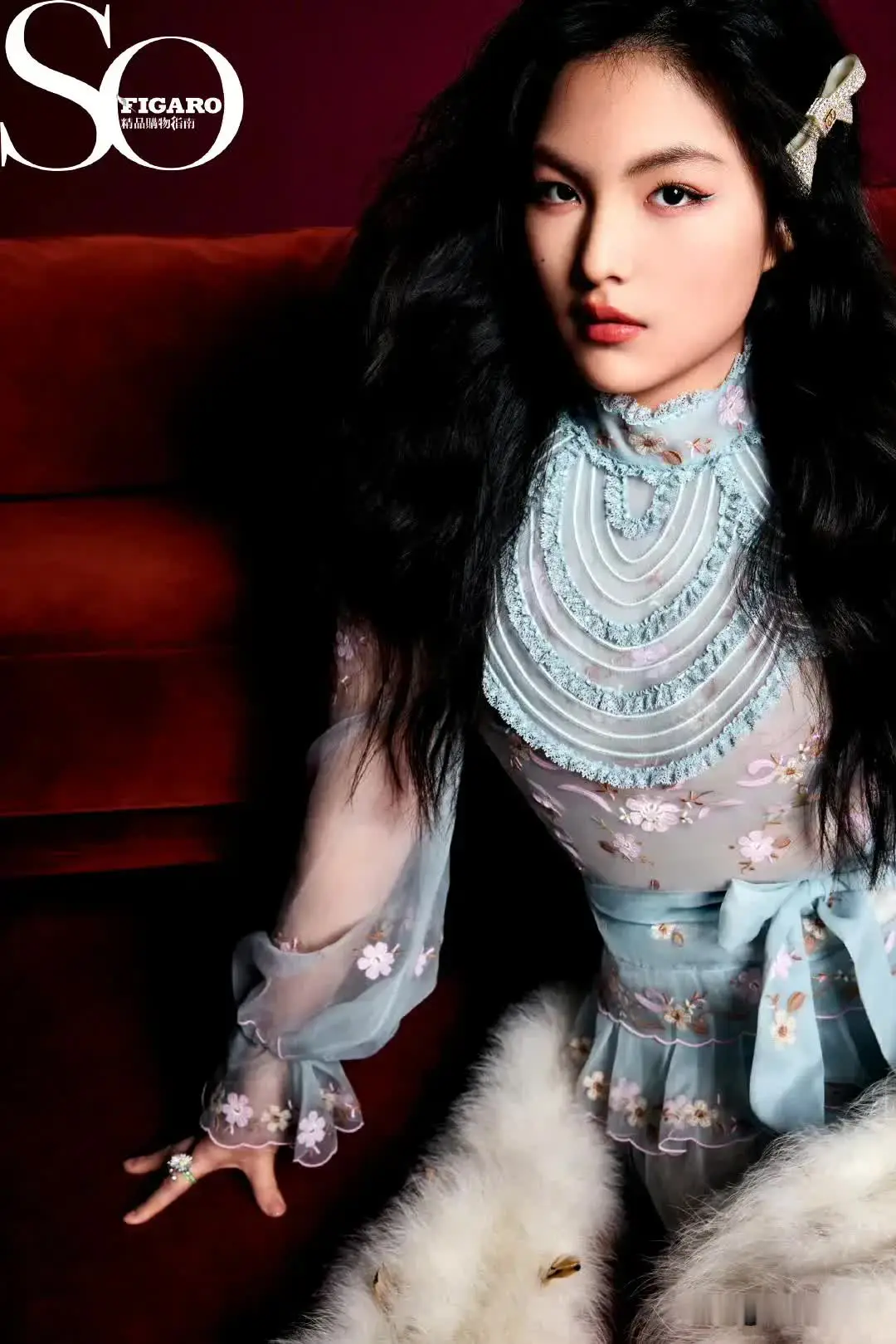 李湘携子女儿王诗龄登上时尚杂志！