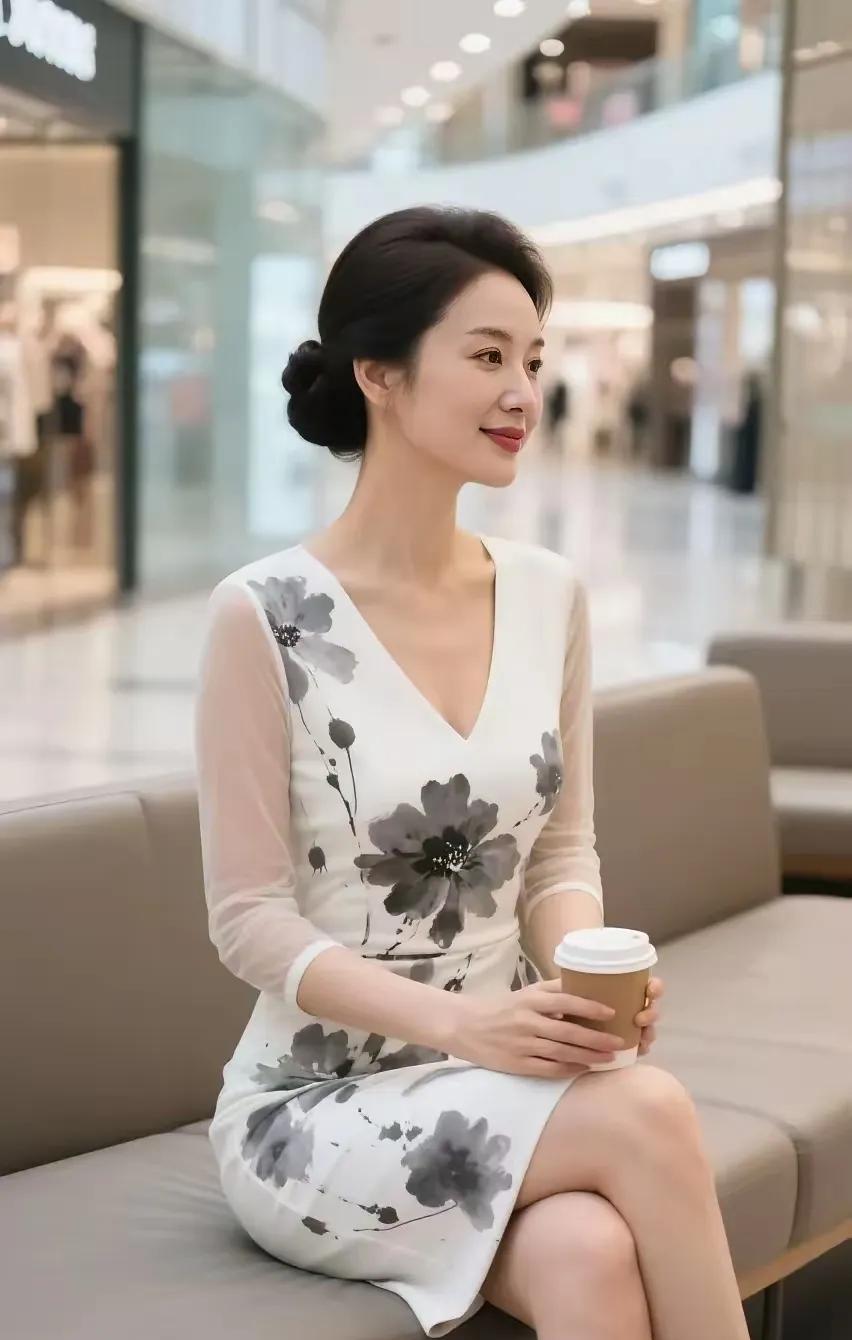 中年女性之魅岁月凝香赠美姿，中年魅力韵成诗。才情自信容颜俏，恰是人生最美