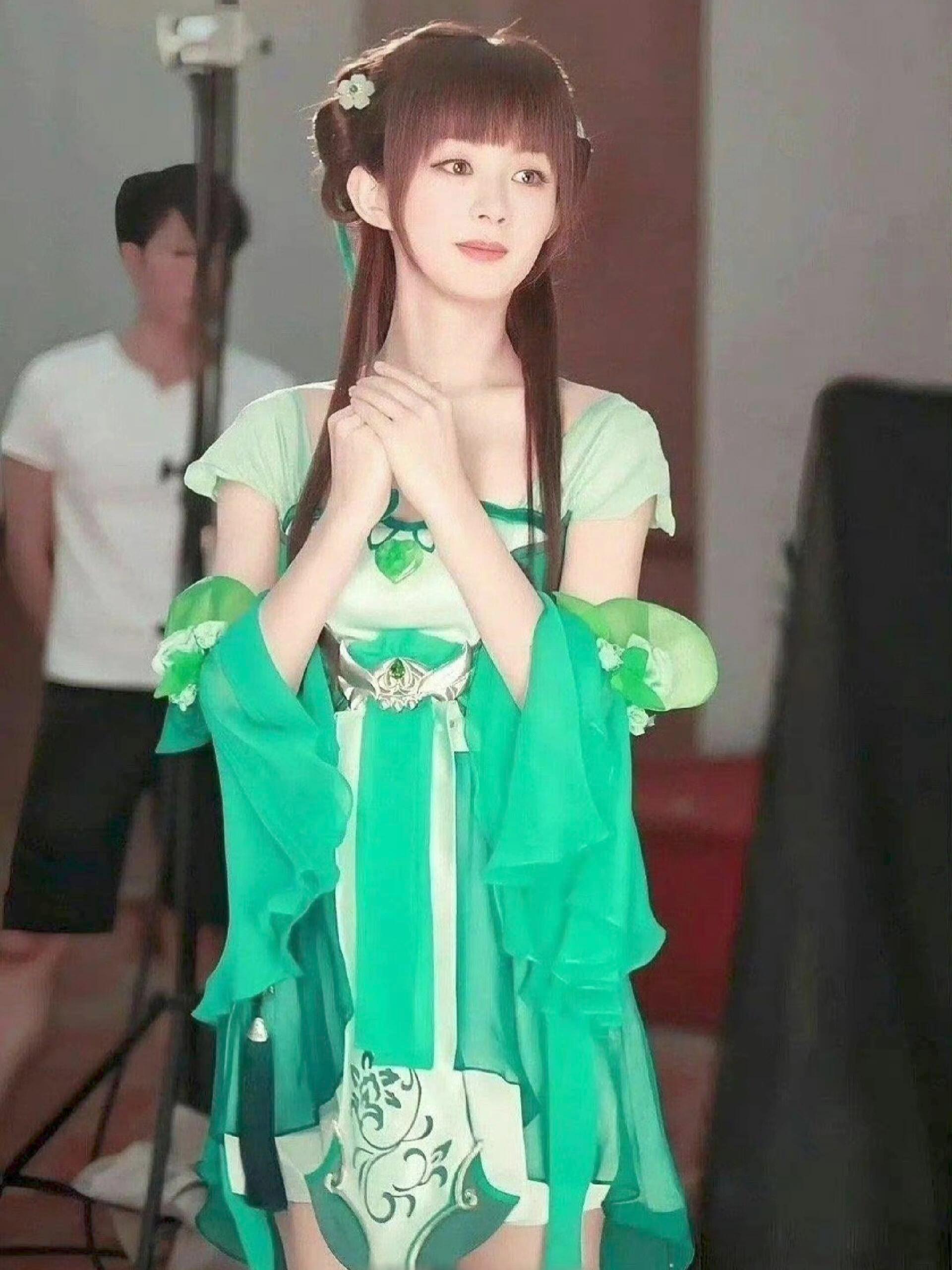 这是赵丽颖啥时候的照片这么灵动可爱