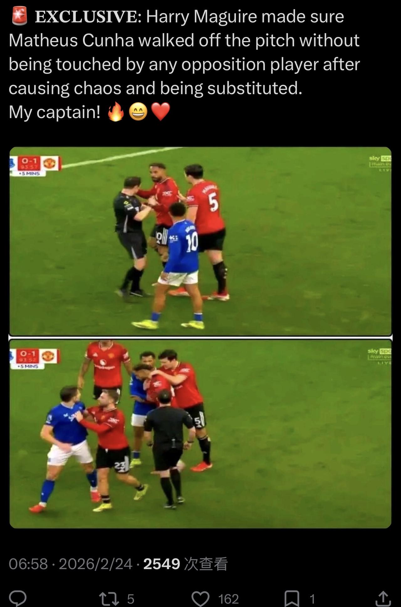 啥叫队长，B废那个只会BB的也配做曼联队长？腾哈格是曼联历史上最垃圾的主帅