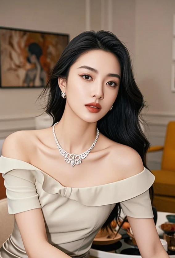 笑靥如花绽，暖了寒冬夜