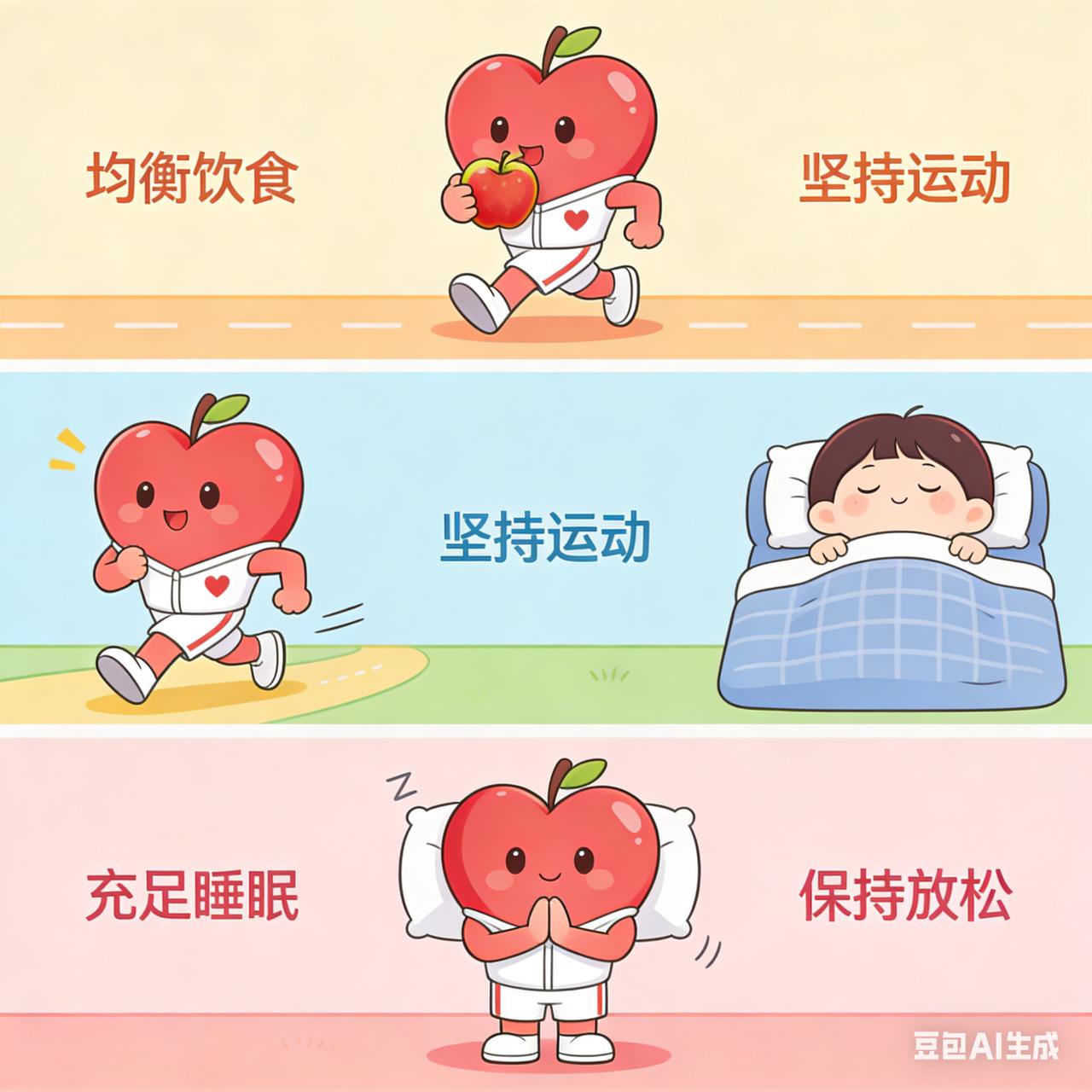 想要守护心脏健康，这6个好习惯一定要落实到位。首先要保持规律作息，每天保证