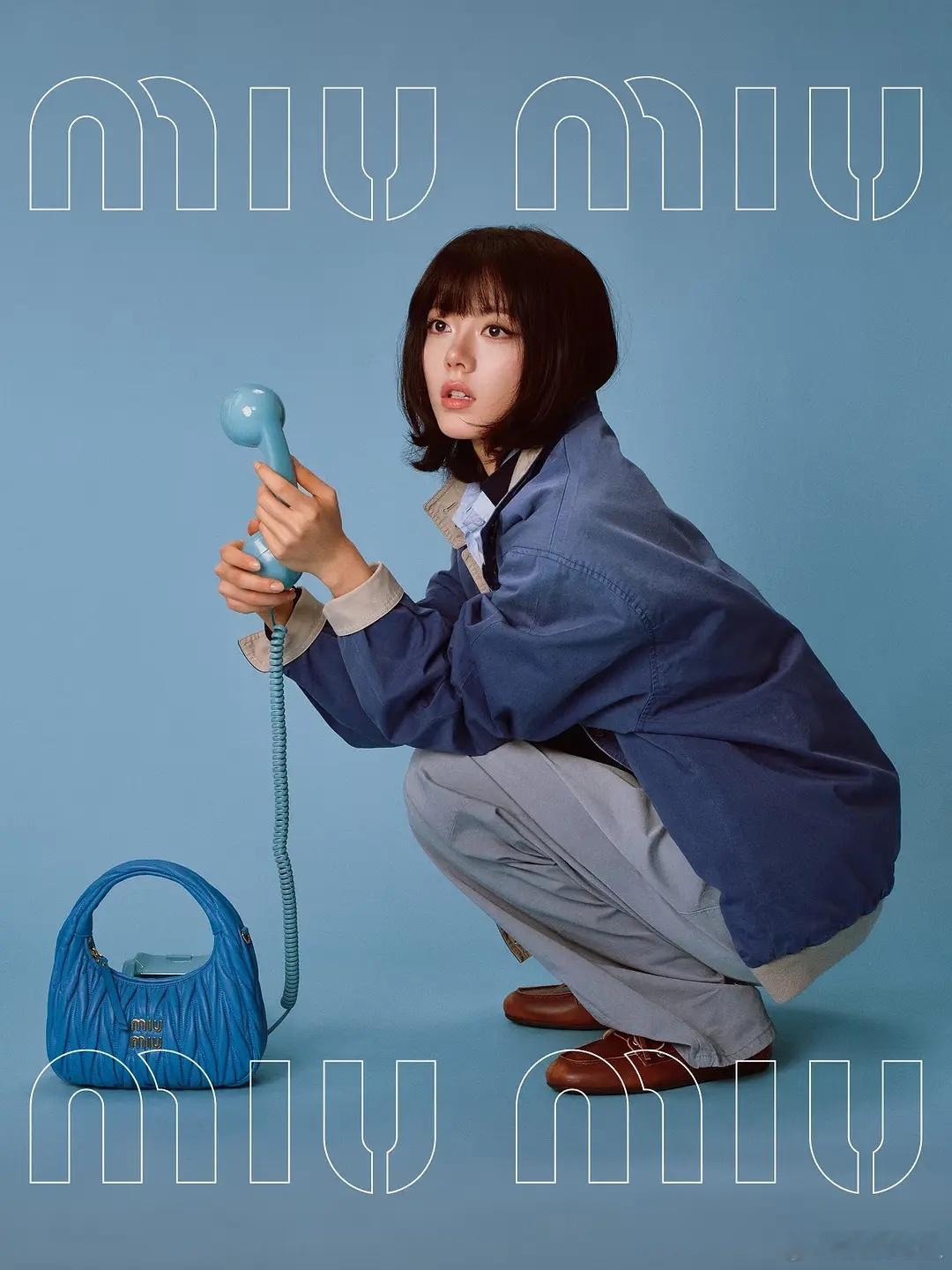 果然长得好看就是有优势，miumiu都连发赵今麦三天了，真羡慕。