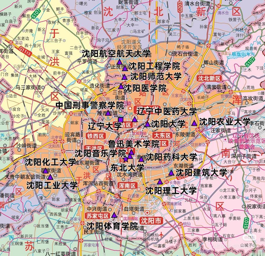 说真的沈阳大学简直就是藏在沈河区核心的隐形C位啊。本身就在沈阳最老牌的市中心地