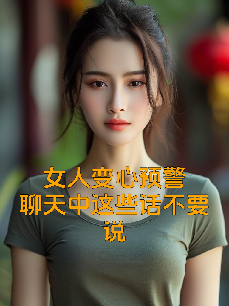 女人变心预警：聊天中这些话不要说