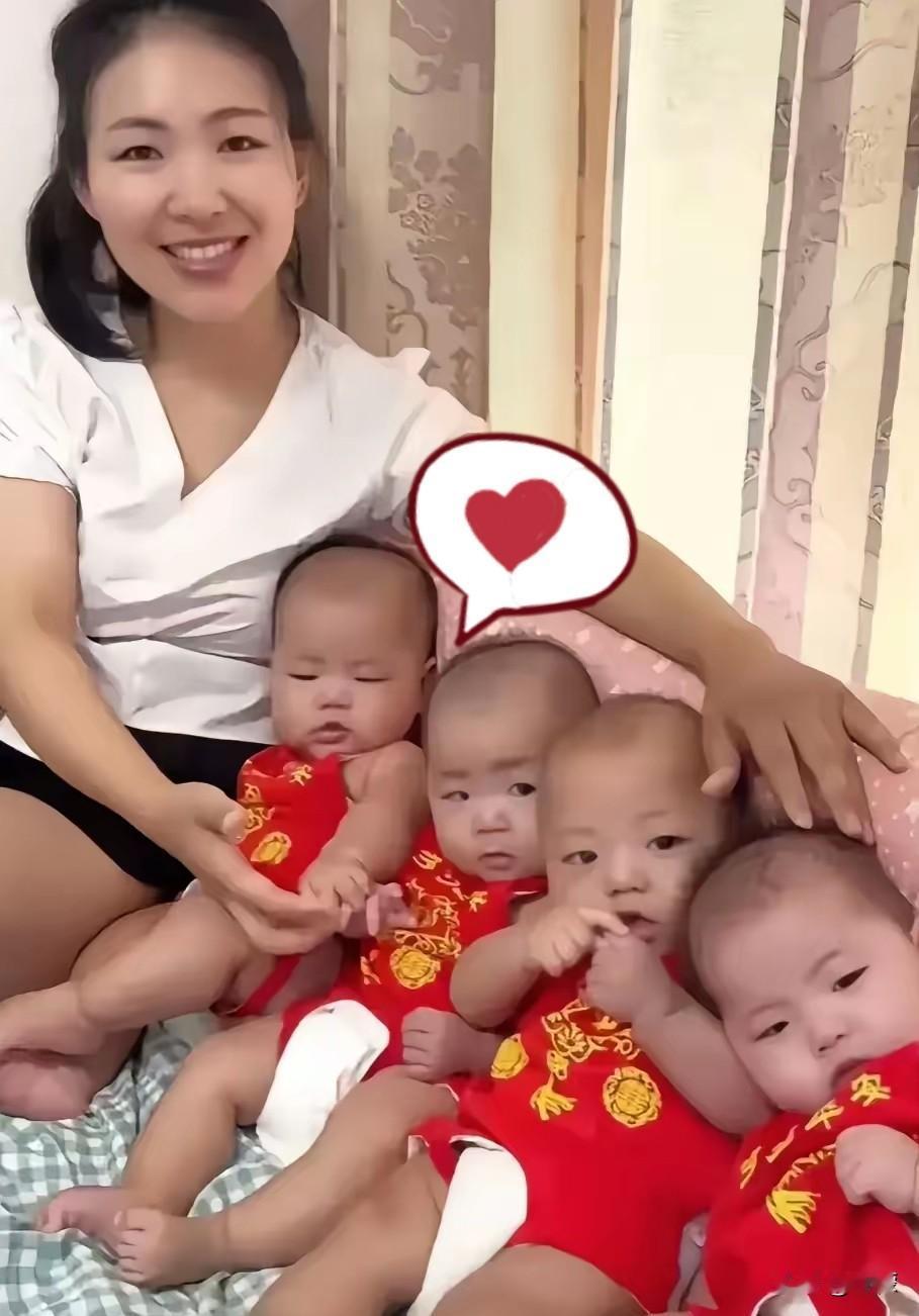 小姑怀了四胞胎，每次去产检，医生都说四个全是女孩。家里人早就乐开了花，天天念叨