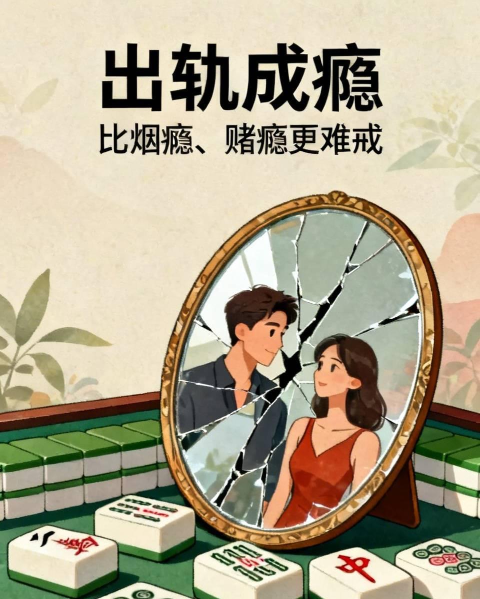 出轨一旦上瘾，真的比烟瘾、赌瘾还要难以戒掉。我闺蜜今年37岁，本来握着一手