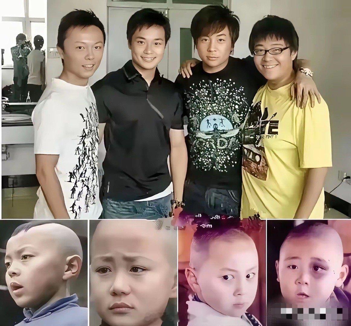 上世纪八九十年代的四大童星长大了。谢苗和郝韶文都已结婚生娃，家庭美满幸福。释小龙