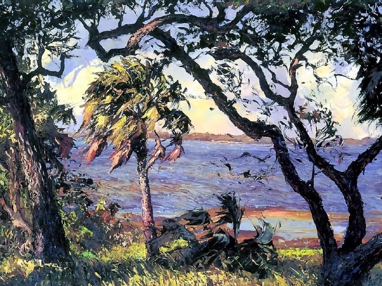 美国风景油画大师阿尔伯特的风景油画作品欣赏风景遇见艺术油画​​​