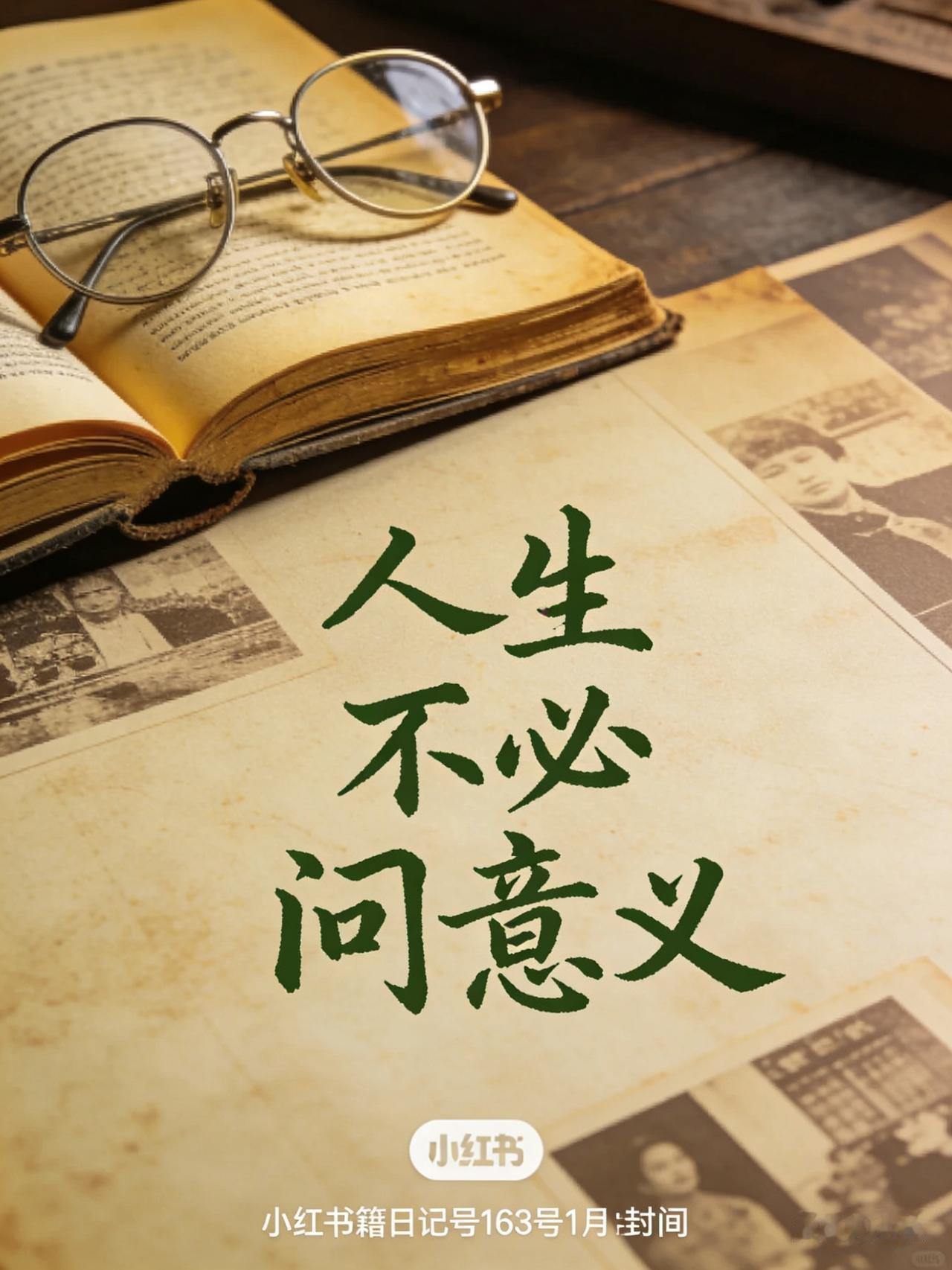 人生啊，不必问意义。你问了也没人能答，答了也不一定对，对了也不一定适合你。