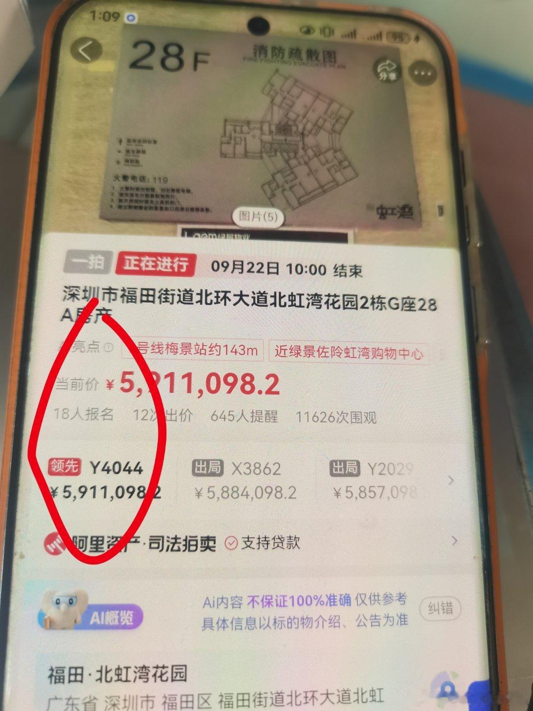 这里是深圳，18人抢法拍[捂脸哭][捂脸哭]​