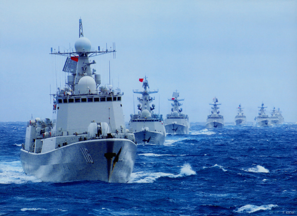 近日，<em>美国海岸警卫队</em>发布声明，多艘中国军舰现身<em>美国</em>阿拉斯加附近海域。在阿姆奇特卡