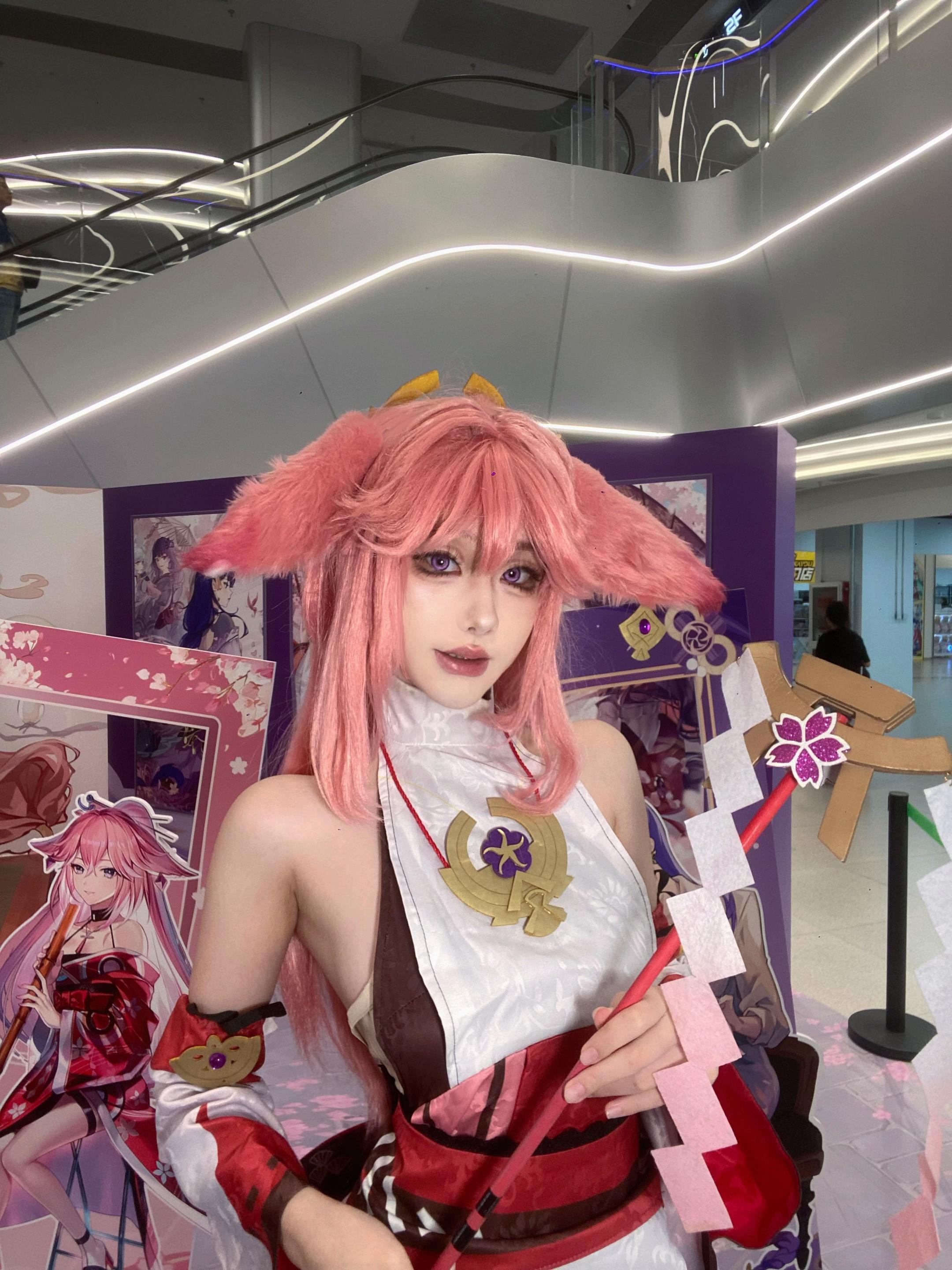 八重神子 八重神子cos cos 二次元 coser