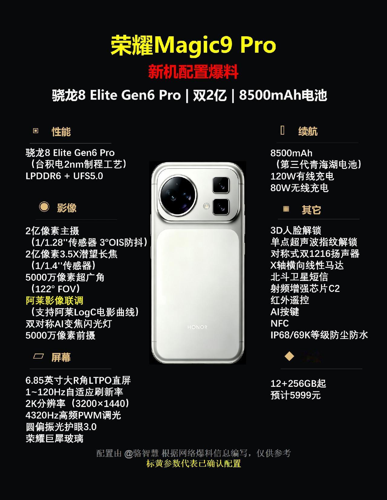 定档9月28日！荣耀Magic9系列重磅来袭，双两亿像素+阿莱联名，把电影机塞进