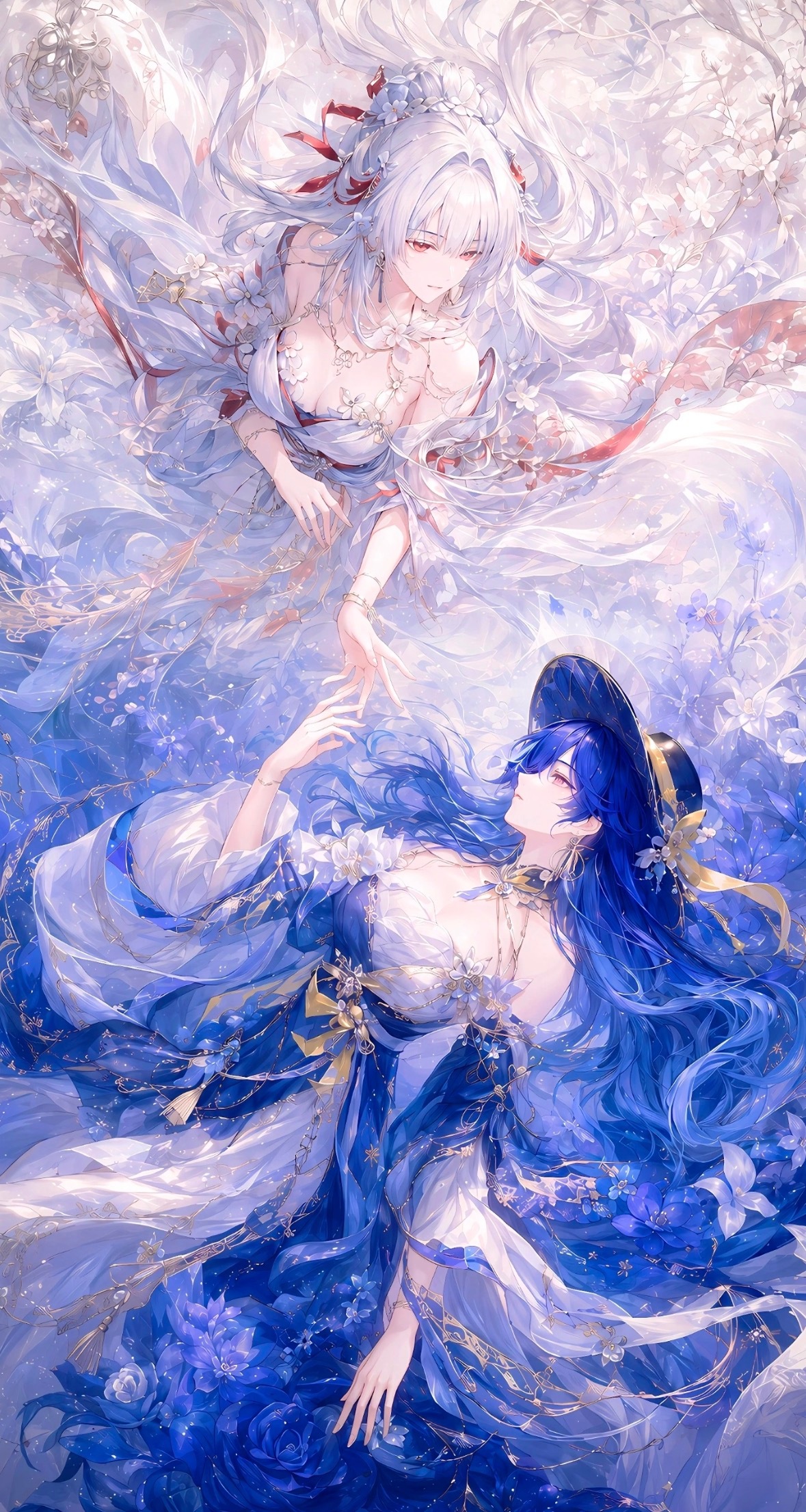 花海闺蜜🌸很喜欢这组简直绝美！动漫追番团二次元招新季宿舍一起追番有多爽鸣