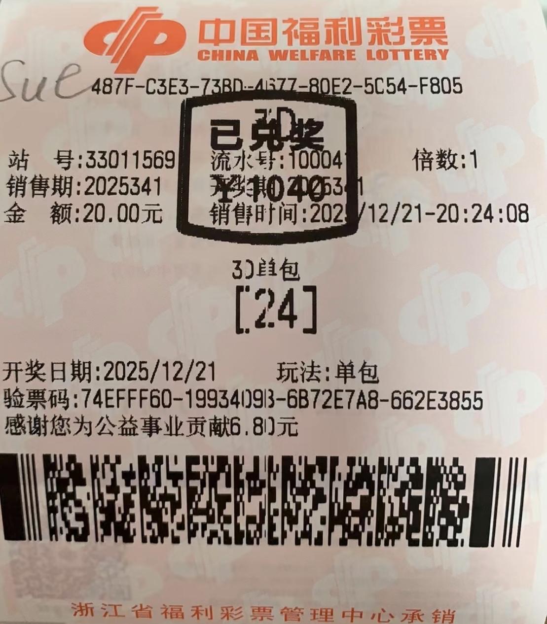 第二次这种玩法喜提1040