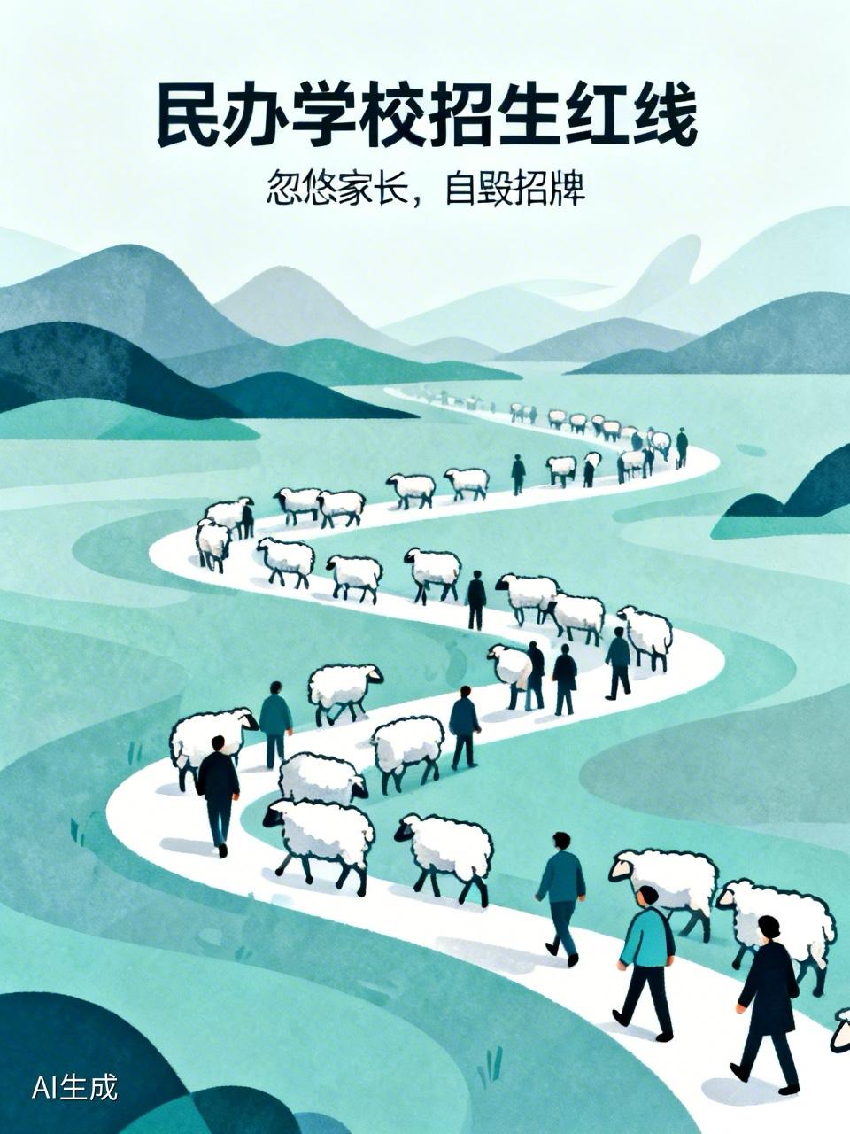 民办学校招生红线：忽悠家长，等于自毁招牌。最近走访了几所民办学校，想发表一下