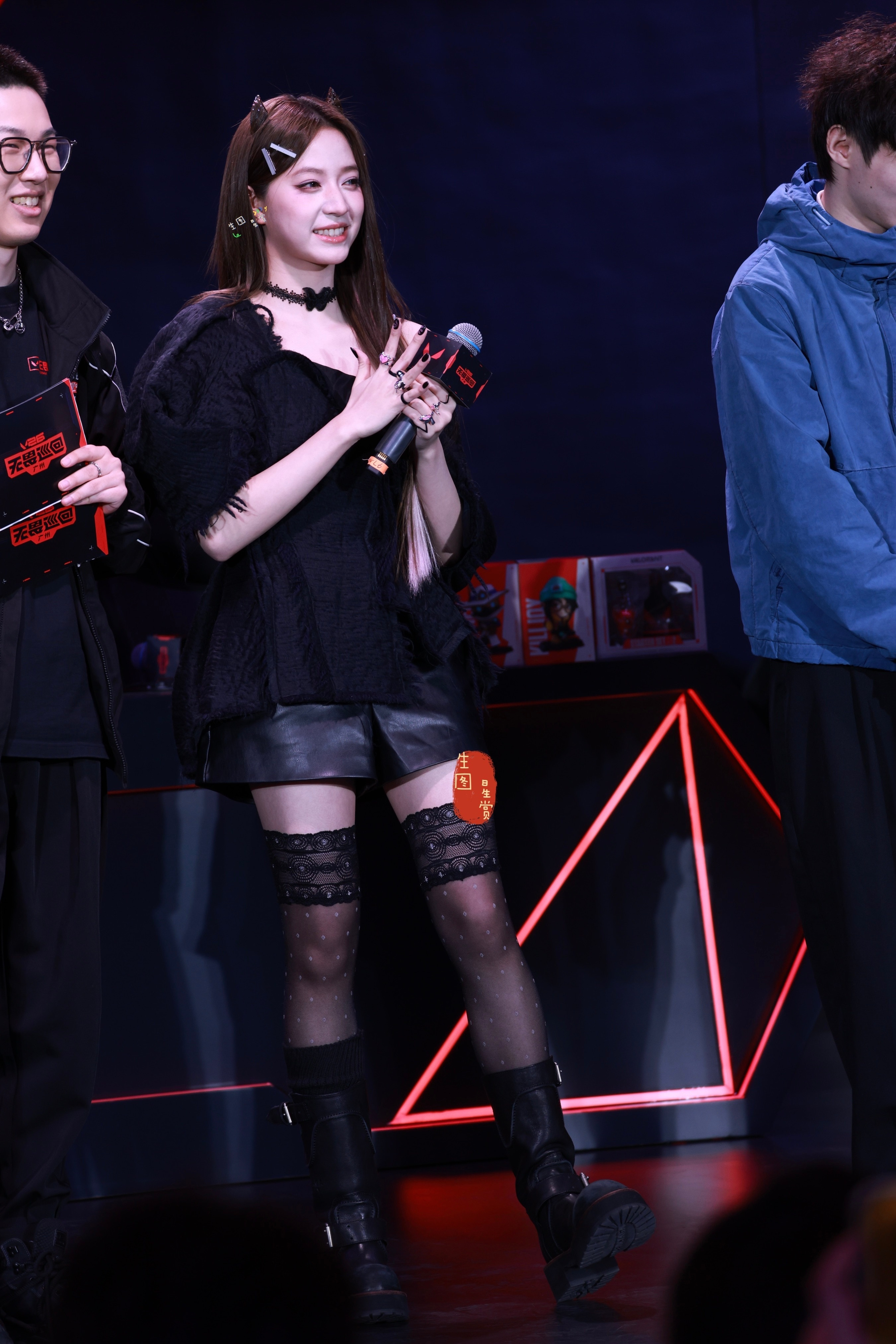 欧阳娣娣无畏契约广州站生图猫猫头娣娣，是公主也是辣妹👸🏻🖤