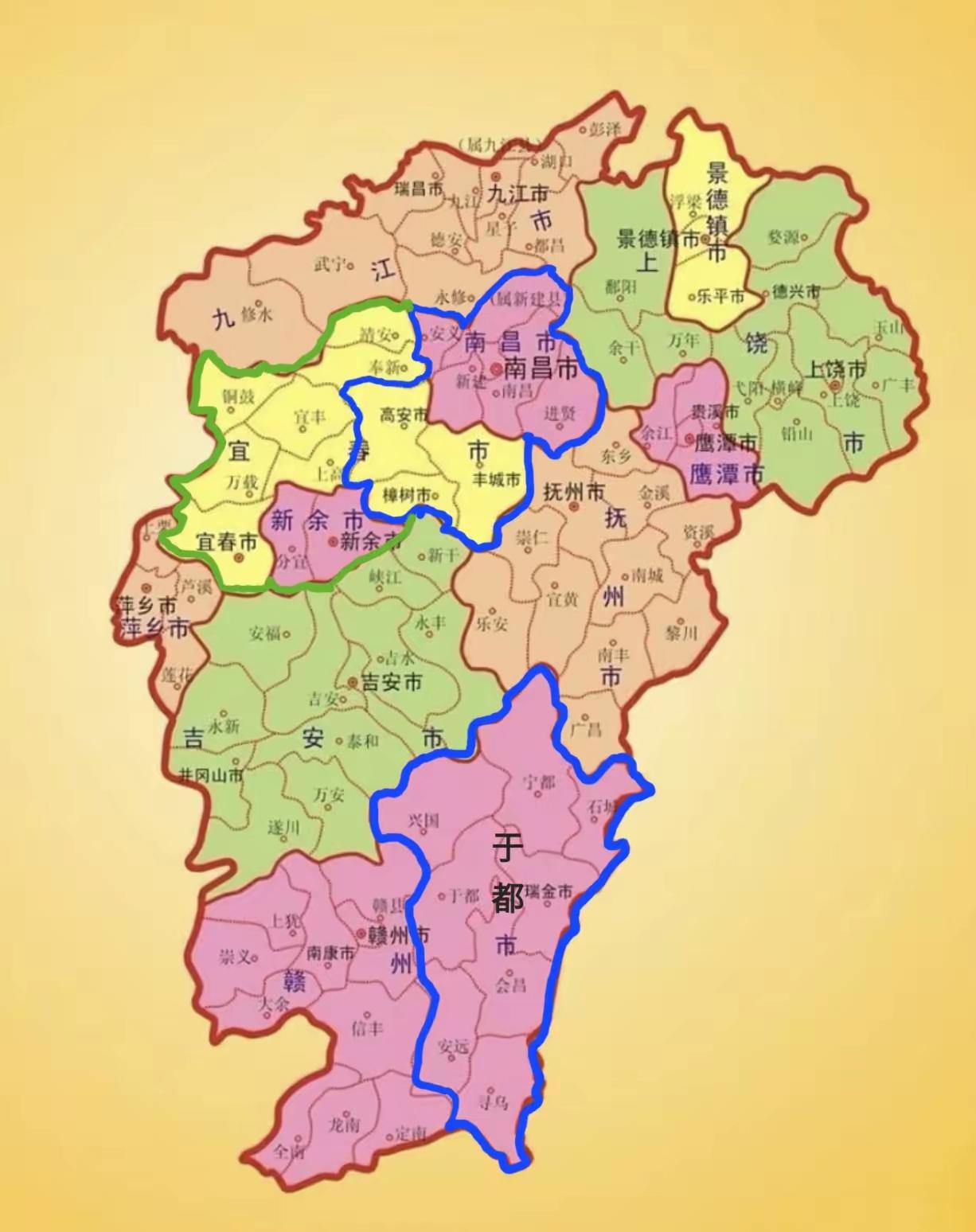 南昌的首位度太低，而且经济体量和管辖范围也偏小，如果不集中发展强省会战略，南昌的