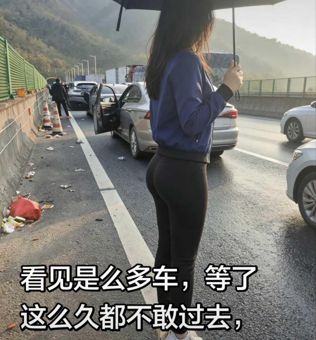 很想上去打个招呼