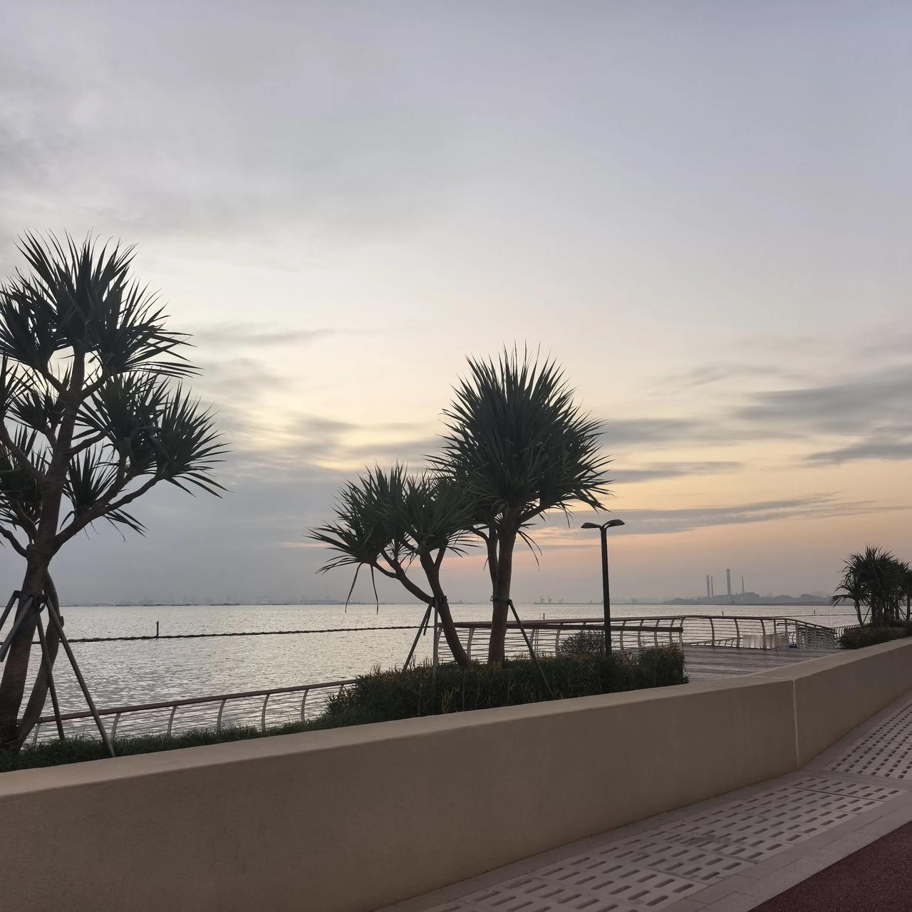 晚风轻轻吹，美景涌现，一个人欣赏风景有点孤单，幸好美景可以抚慰人心。晚风配美景