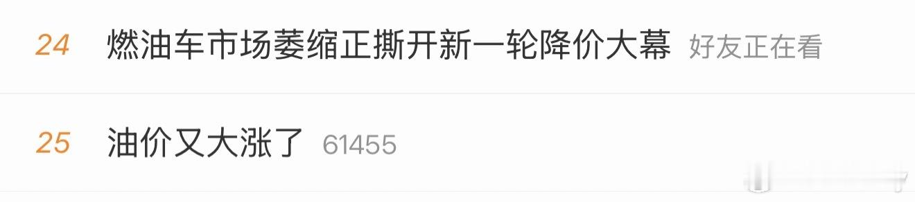 燃油车市场萎缩正撕开新一轮降价大幕燃油车市场萎缩是大势所趋，最终剩下的就是综合素