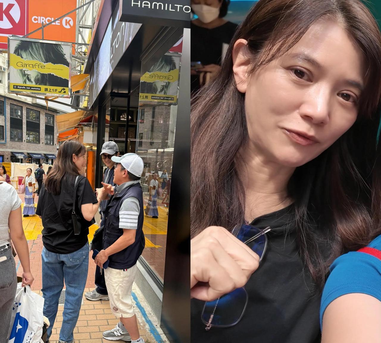 铜锣湾偶遇张智霖袁咏仪夫妇！网友在香港逛街，没想到遇到了仙靓夫妇，袁咏仪又高又瘦