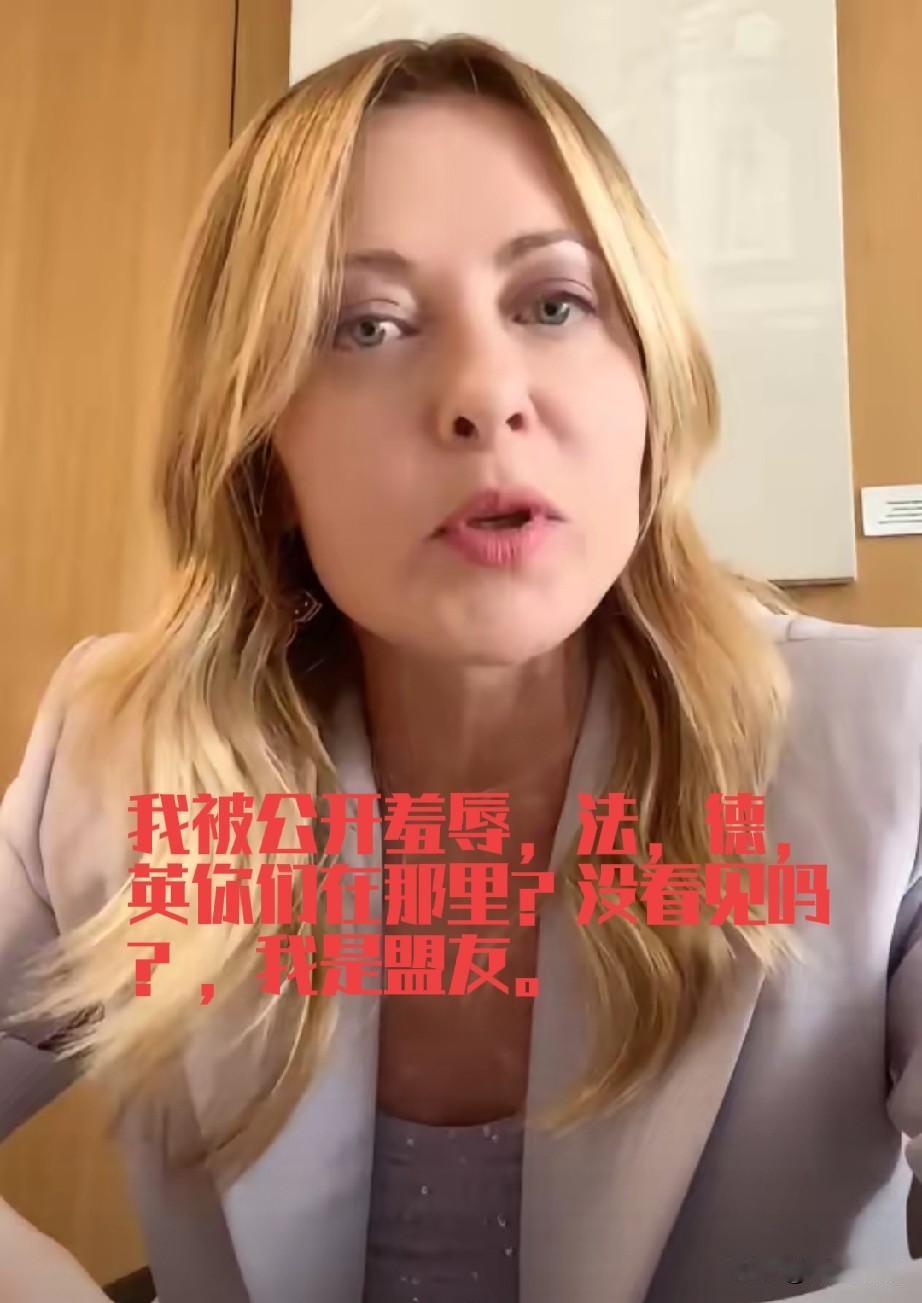 意大利真的被侮辱了，但是还没办法反击，因为侮辱它的是美国总统特朗普。看着牛哄哄的