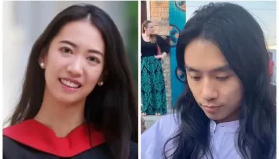 图右那个长头发的并非蒋小姐的闺蜜，而是其男友！话说此人也挺有意思的，单看他的