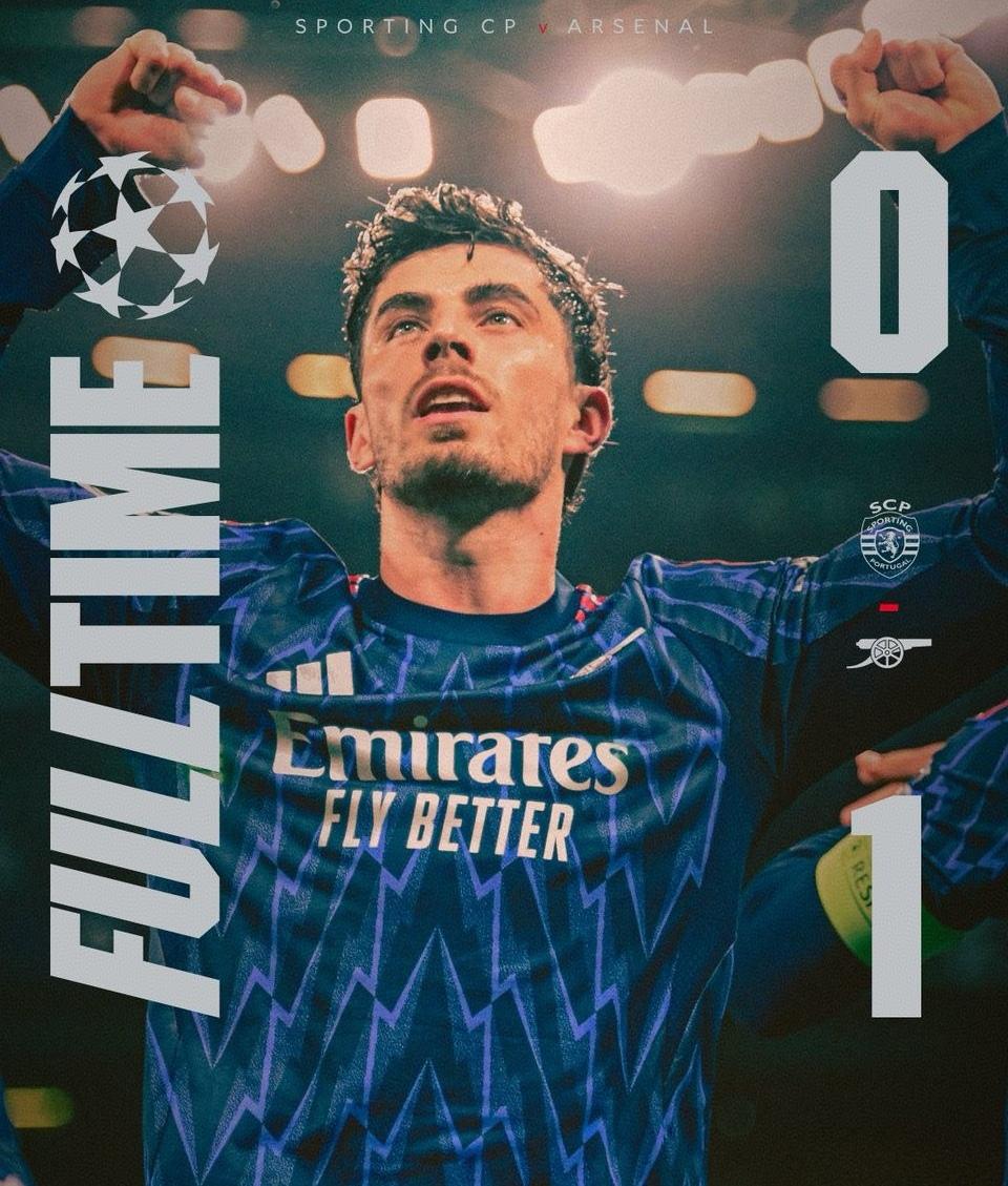 阿尔特塔战术拉胯？你就说赢没赢吧！哈弗茨补时绝杀，阿森纳1-0战胜葡萄牙体育，