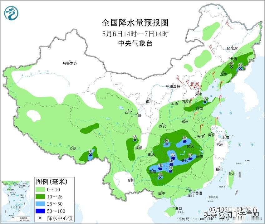受高空槽以及切变线影响，预计今天下午到前半夜，我省的邢台，邯郸，沧州东部，衡水东