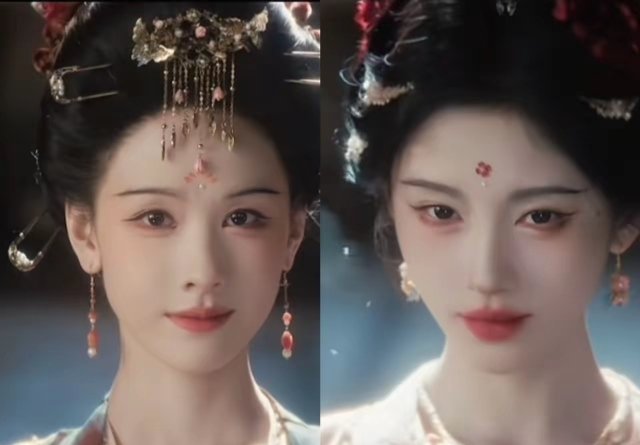 不少人说，鞠婧祎剧里的颜值碾压陈都灵。而且说，她卸掉了半永久妆容后，整个人变得更