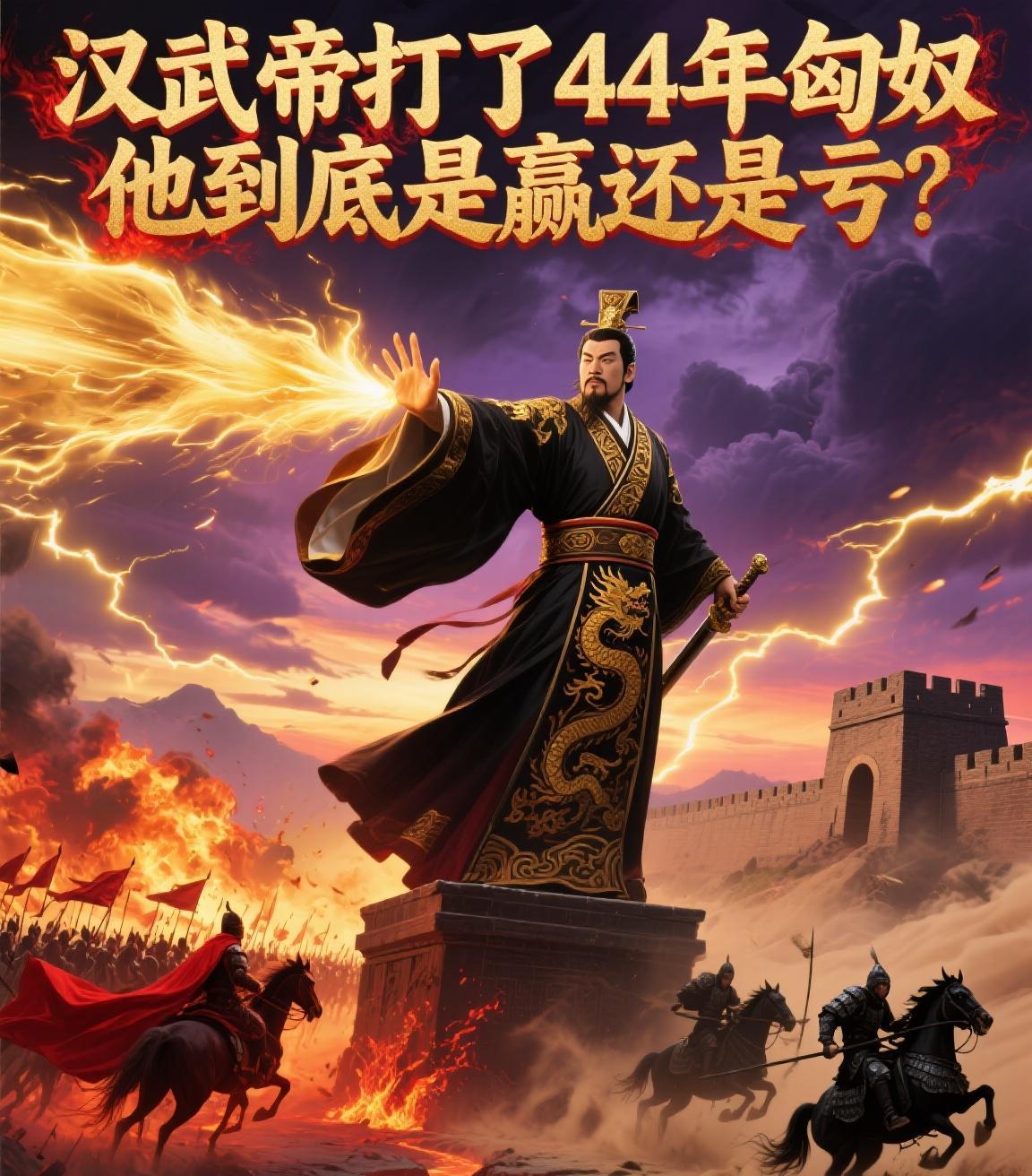 “汉武帝打了44年匈奴，他到底是赢还是亏？