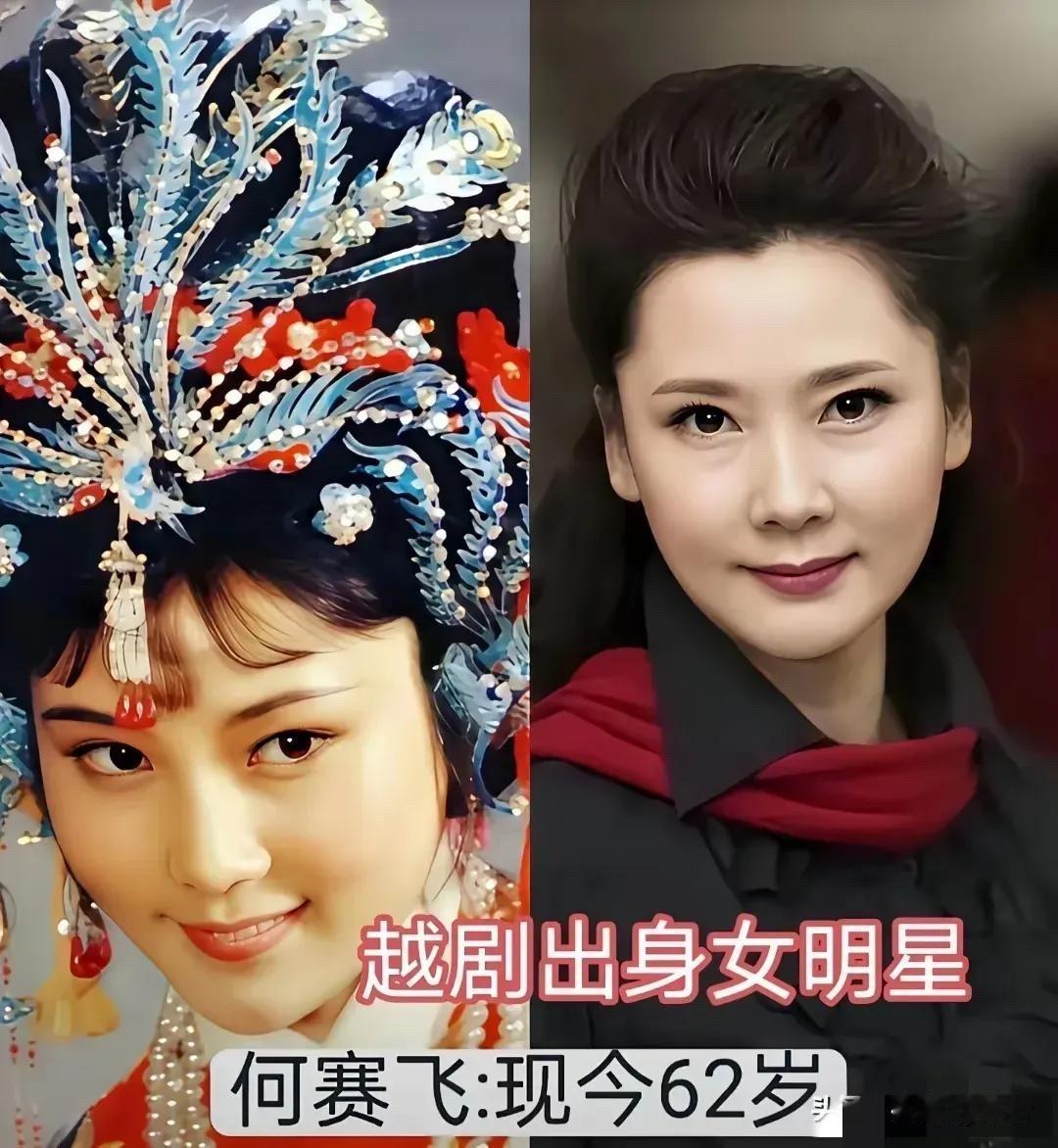 何赛飞62岁、陶慧敏59岁、李玲玉62岁，10位越剧出身的女明星，古装颜值浑然天