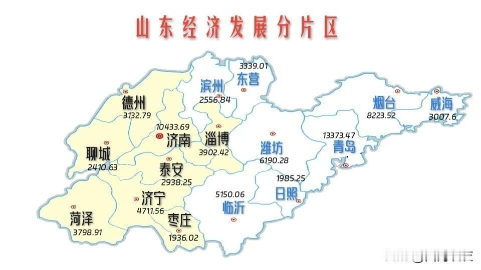 【山东经济分片组团冲关！2025前三季度GDP是起跑线！】放眼全国，山东全是