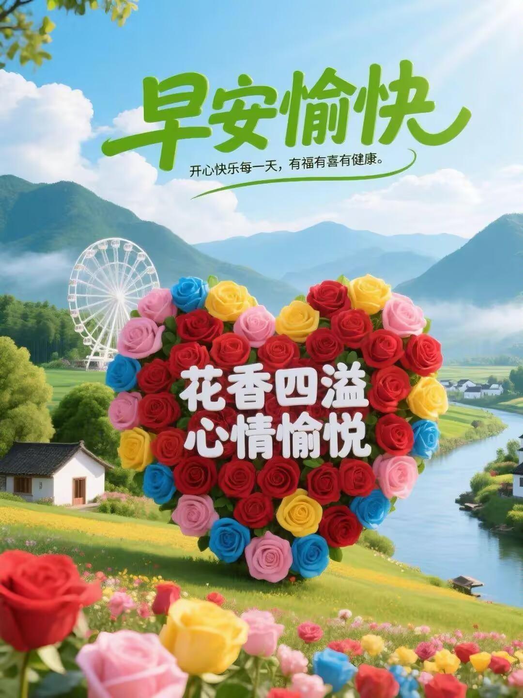 《寄君共夏》萍水因缘相逢处，清风绾聚尘缘。寸心相契胜暄妍。平生承厚意，
