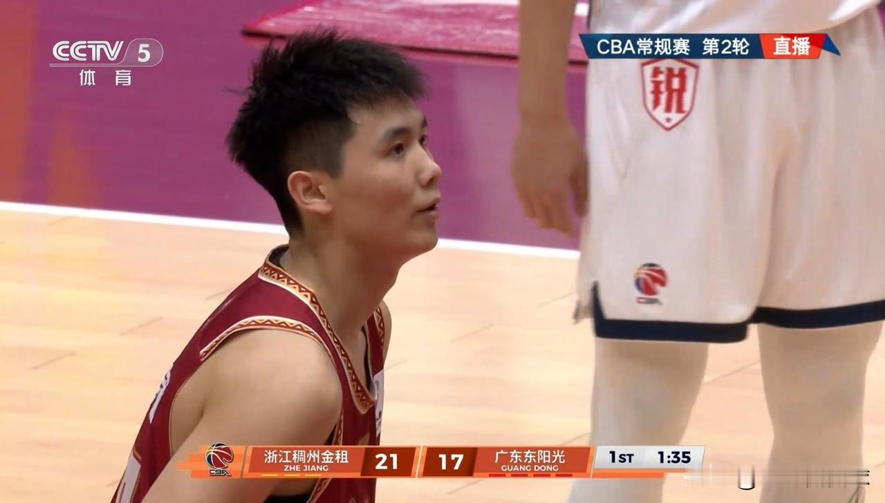 浙江稠州金租小将李悦洲真是一鸣惊人！在今天浙江稠州金租主场以98：101不敌广东
