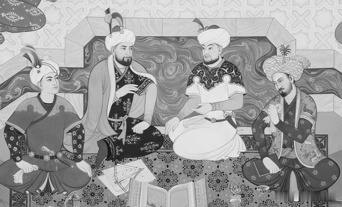 公元1528年，一个自称成吉思汗后裔的男人，带着一群操着波斯语、信仰伊斯兰教的"